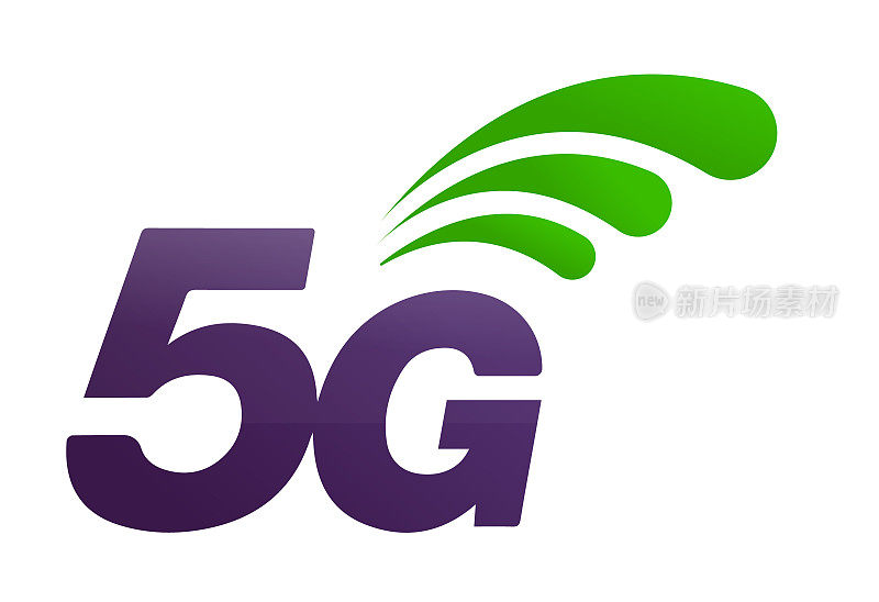 5th generation mobile network. isolated vector 5G icon. high speed connection wireless systems sign. telecommunications standard of faster Internet connection